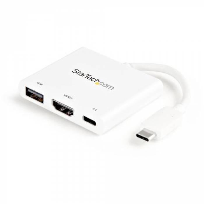 Adaptor Startech CDP2HDUACPW, USB 3.0 - HDMI, White