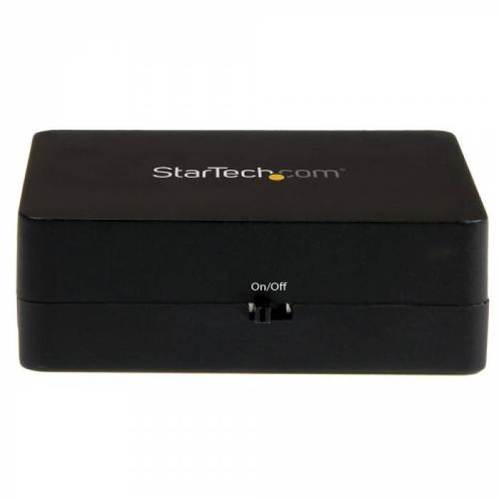 Adaptor Startech HD2A, HDMI - USB-B + 3.5mm jack + HDMI, Black
