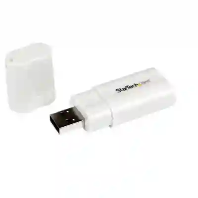 Adaptor Startech ICUSBAUDIO, USB, White