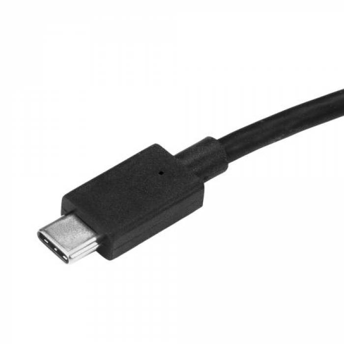 Adaptor Startech MSTCDP123DP, 3x DisplayPort - USB-C, Black