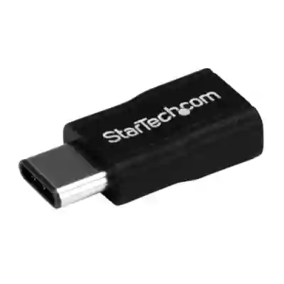 Adaptor Startech USB2CUBADP, USB-C - microUSB, Black