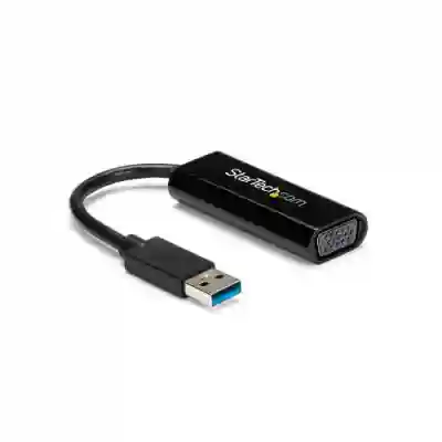 Adaptor Startech USB32VGAES, USB 3.0 - VGA, Black