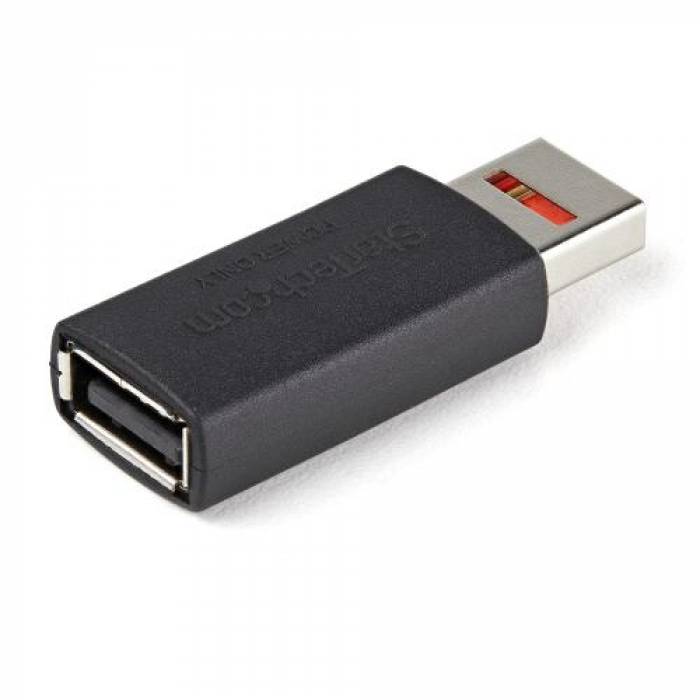 Adaptor Startech USBSCHAAMF, USB male - USB female, Black