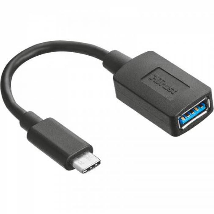 Adaptor Trust 20967, USB-C - USB3.0, Black