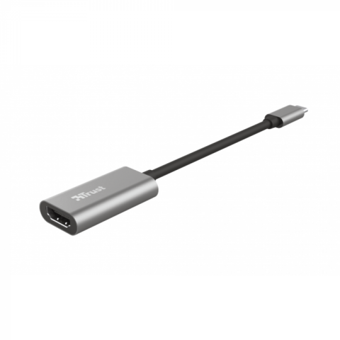 Adaptor Trust Dalyx, USB-C - HDMI, Gray