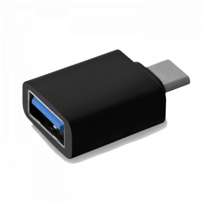 Adaptor V7 V7U3C2A-BLK-1E, USB-C male - USB-A female, Black