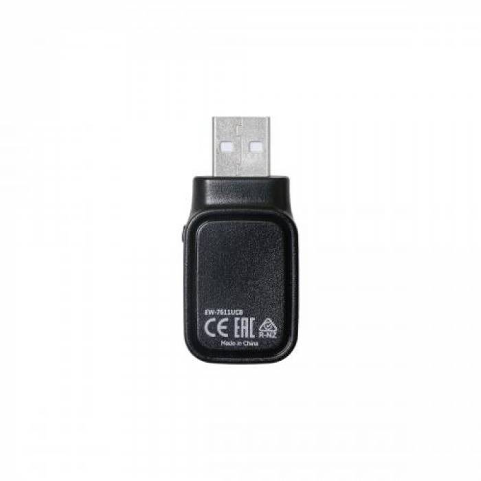 Adaptor Wireless Edimax 2-in-1 AC60, Black