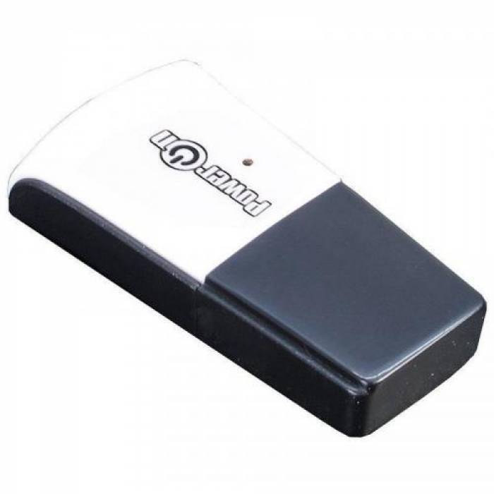 Adaptor wireless PowerOn DMG-03, USB, 150 Mbps, Black-White