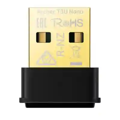 Adaptor wireless TP-Link Archer T3U Nano, USB 2.0, Black