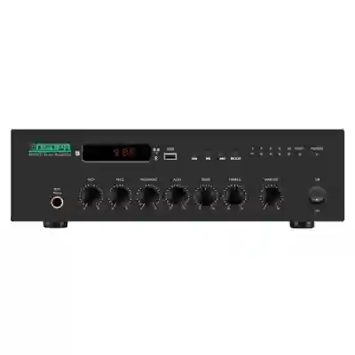 Amplificator cu mixer DSPPA MP60U, 60W, Bluetooth/USB, intrare 3xMIC/2xAUX, 4-16 Ohmi