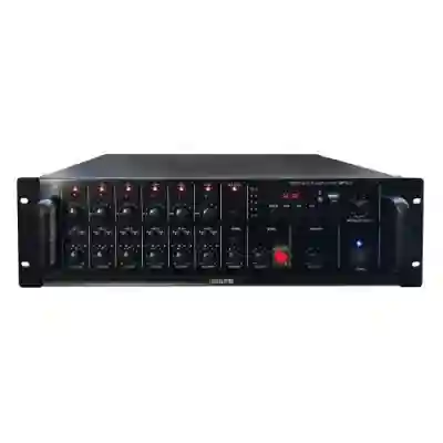 Amplificator cu mixer DSPPA MP812, 120W, 6 zone, Bluetooth/USB/TEL, intrare 3xMIC/5xAUX, 4-16 Ohmi