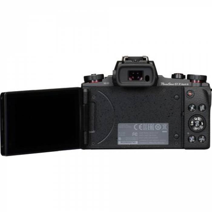 Aparat foto compact Canon PowerShot G1X Mark III, 24.2MP, Black