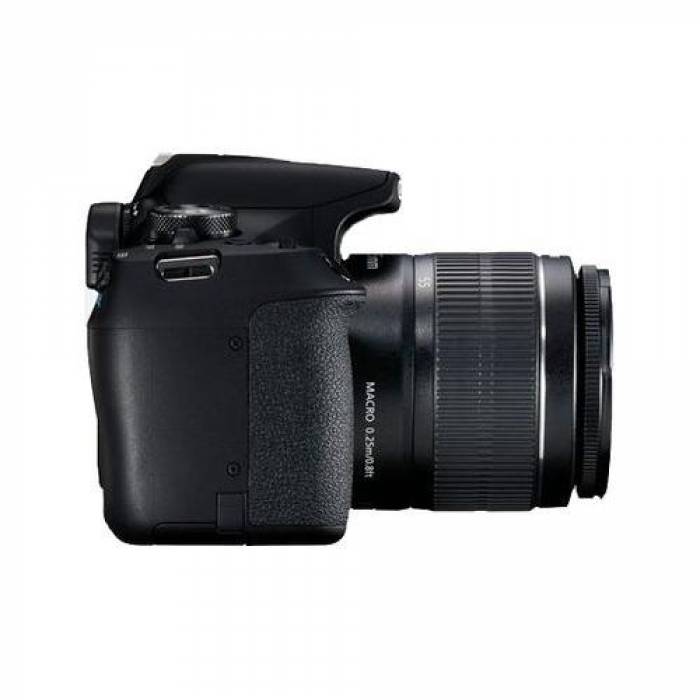 Aparat foto DSLR Canon EOS 2000D, 24.1MP, Black + Obiectiv EF-S 18-55 IS II