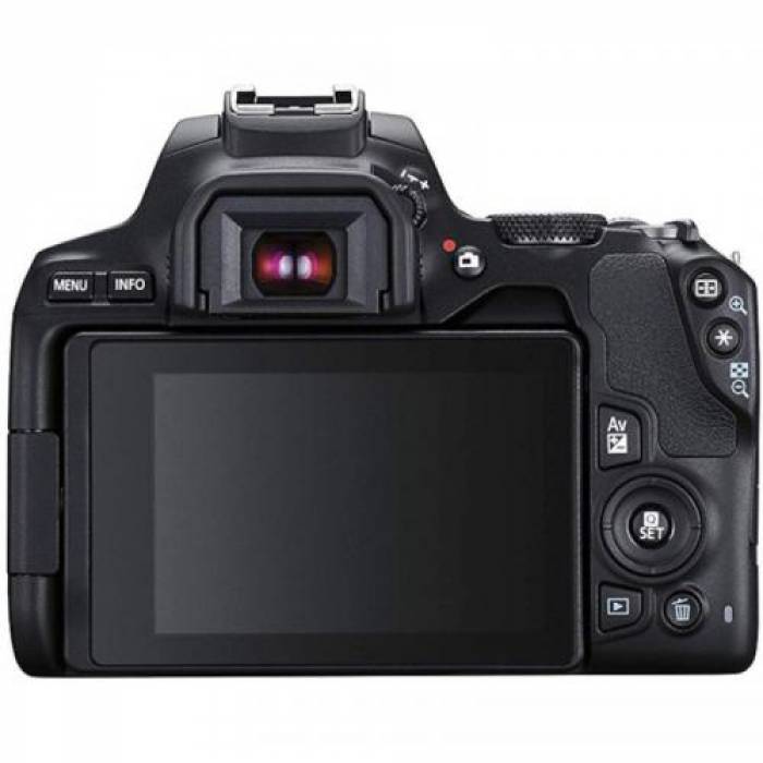 Aparat foto DSLR Canon EOS 250D, 24.1MP, Black + Obiectiv 18-55 IS STM