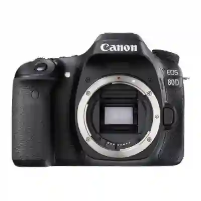 Aparat foto DSLR Canon EOS 80D, 24.2MP, Black