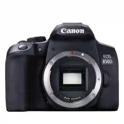 Aparat foto DSLR Canon EOS 850D Kit, 24.1MP, Black