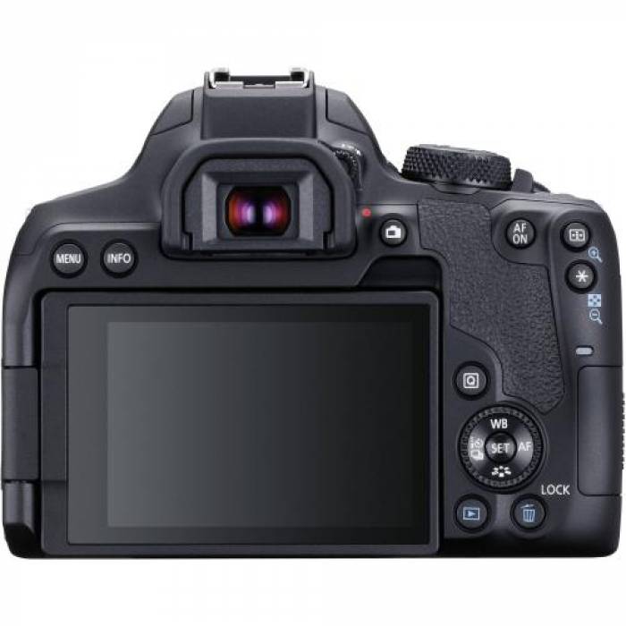Aparat foto DSLR Canon EOS 850D Kit, 24.1MP, Black