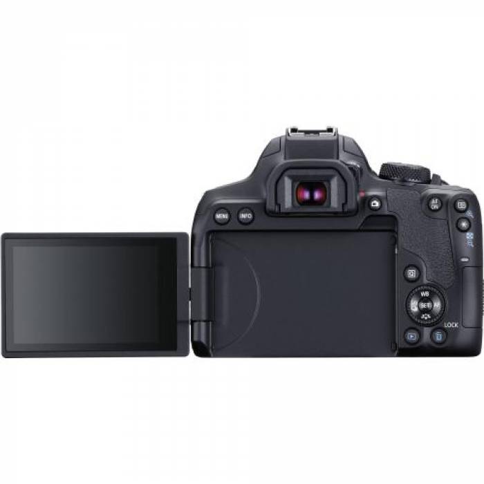 Aparat foto DSLR Canon EOS 850D Kit, 24.1MP, Black + Obiectiv 18-55mm f/3.5-5.6 IS STM