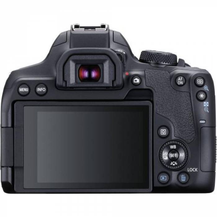 Aparat foto DSLR Canon EOS 850D Kit, 24.1MP, Black + Obiectiv 18-55mm f/3.5-5.6 IS STM