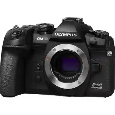 Aparat foto Mirrorless Olympus OM-D E-M1 Mark III Body, 20.4 MP, Black