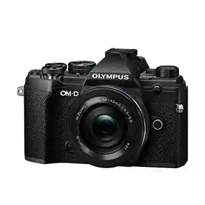 Aparat foto Mirrorless Olympus OM-D E-M5 Mark III, 20.4 MP, Black + Obiectiv M.Zuiko digital ED 14-42mm 3.5-5.6 EZ