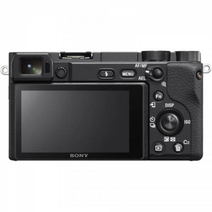 Aparat foto Mirrorless Sony 6400, 24.2 MP, Black + Obiectiv E 18-135 mm f/3.5-5.6 OSS