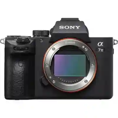 Aparat foto Mirrorless Sony Alpha 7 III, 24.2 MP, Black