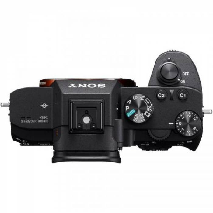 Aparat foto Mirrorless Sony Alpha 7 III, 24.2 MP, Black + Obiectiv FE 24-105 mm f/4 G OSS