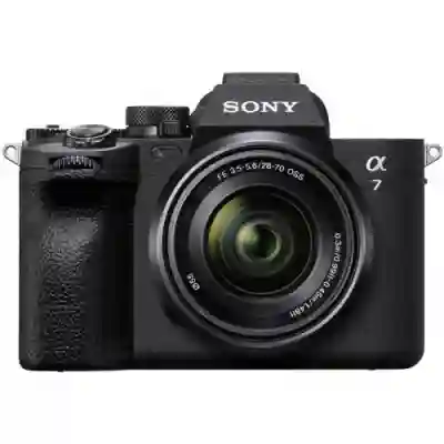 Aparat foto Mirrorless Sony Alpha 7 IV, 33 MP, Black + Obiectiv FE 28-70 mm f/3.5-5.6 OSS