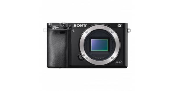 Aparat foto Mirrorless Sony Alpha A6000, 24.3 MP, Black + Obiectiv
