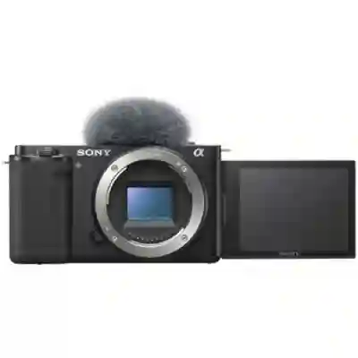 Aparat foto Mirrorless Sony Alpha ZV-E10, 24.2 MP, Black