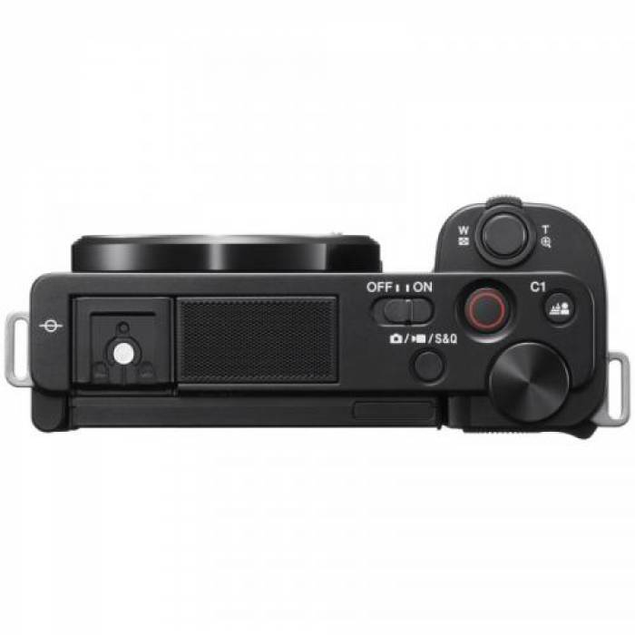 Aparat foto Mirrorless Sony Alpha ZV-E10, 24.2 MP, Black