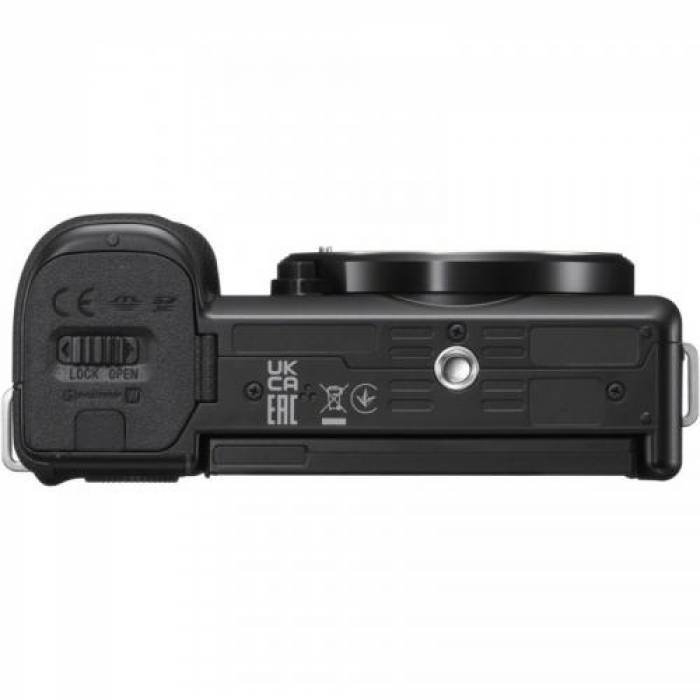 Aparat foto Mirrorless Sony Alpha ZV-E10, 24.2 MP, Black