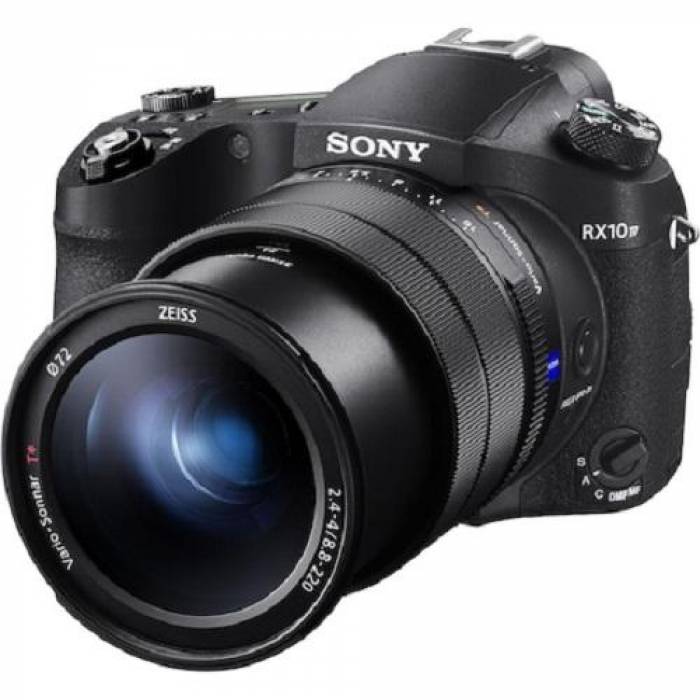 Aparat foto Mirrorless Sony Cyber DSC-RX10 IV, 20.1 MP, Black + Obiectiv