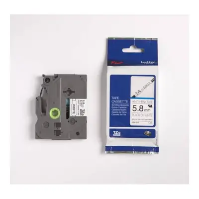 Banda termica Brother HSE211, Termocontractibila Negru - Alb