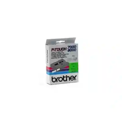 Banda termica Brother TX751, Laminata Negru - Verde