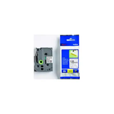 Banda termica Brother TZES141, Laminata Negru-Transparent