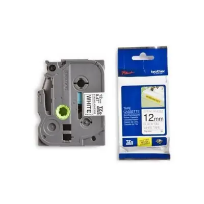 Banda termica Brother TZES231, Laminata Negru-Alb