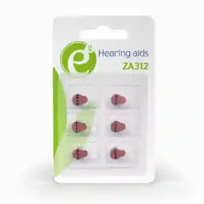 Baterie Gembird Hearing aids Button Cell ZA312, 6x 1.4V, Blister
