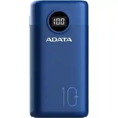 Baterie portabila A-Data P10000QCD, 10000mAh, 2 x USB, 1 x USB-C, Blue