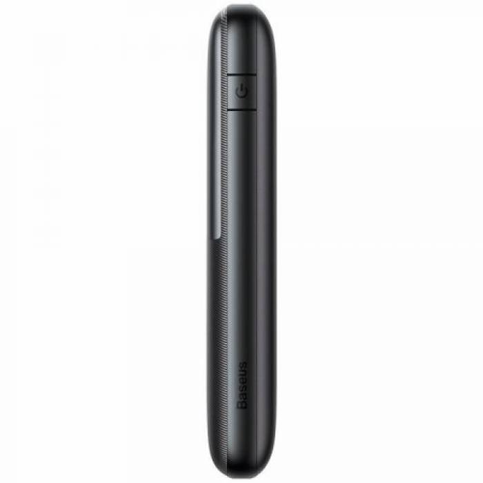 Baterie portabila Baseus Bipow Pro, 10000mAh, 2x USB, 1x USB-C, Black