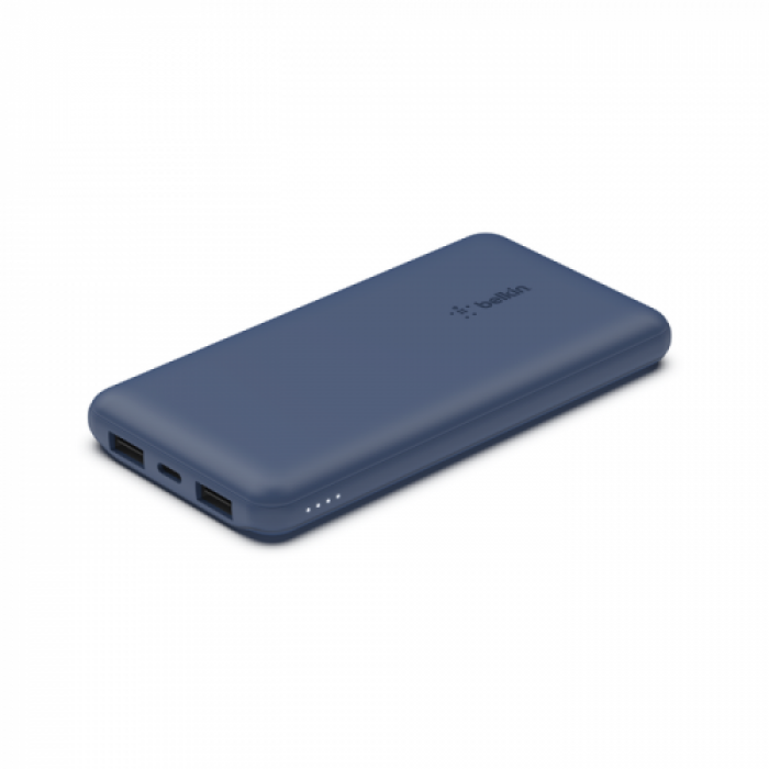 Baterie portabila Belkin Boost Charge 10K, 1x USB-C, 2x USB, 10.000mAh, Blue