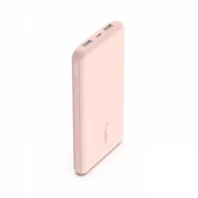 Baterie portabila Belkin Boost Charge 10K, 1x USB-C, 2x USB, 10.000mAh, Rose Gold