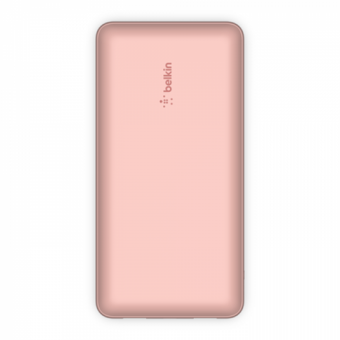 Baterie portabila Belkin Boost Charge 20K,1x USB-C, 2x USB, 20.000mAh, Rose Gold