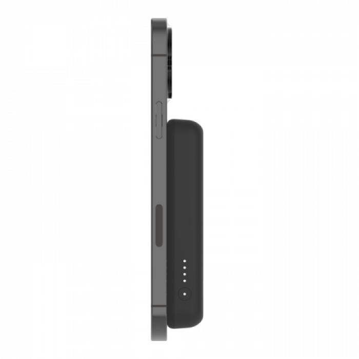 Baterie portabila Belkin Boost Charge Magnetic Wireless, 1x USB-C, 5000mAh, Black
