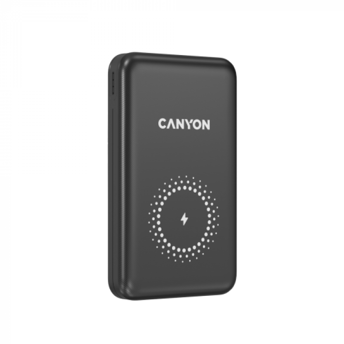 Baterie portabila Canyon PB-1001, 10000mAh, 1x USB Tip C, Black