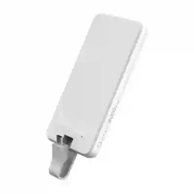 Baterie portabila Hame P1-TY1, 8000mAh, 1x USB, 1x USB-C, White