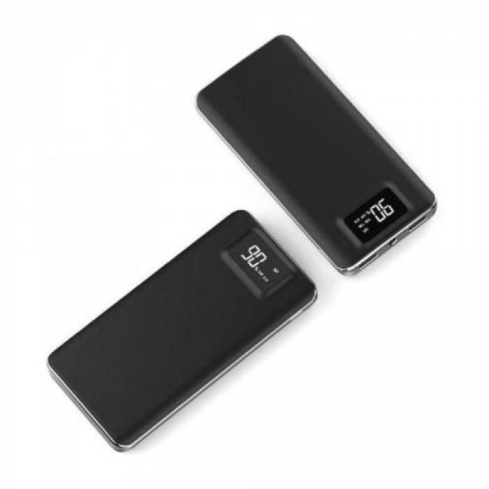 Baterie portabila Hame P45, 10000mAh, 2x USB, Black