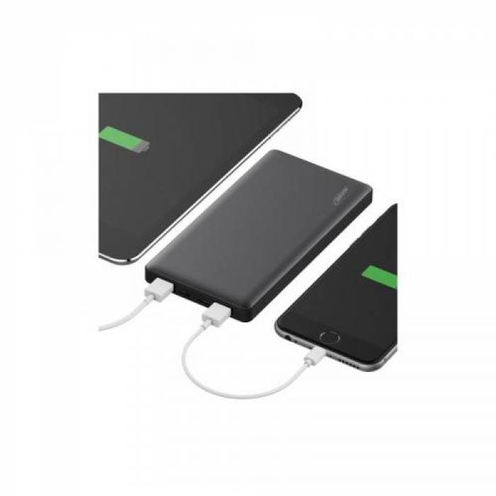 Baterie portabila Hame P50C QC3, 10000mAh, 2x USB, 1x USB-C, Black - Grey