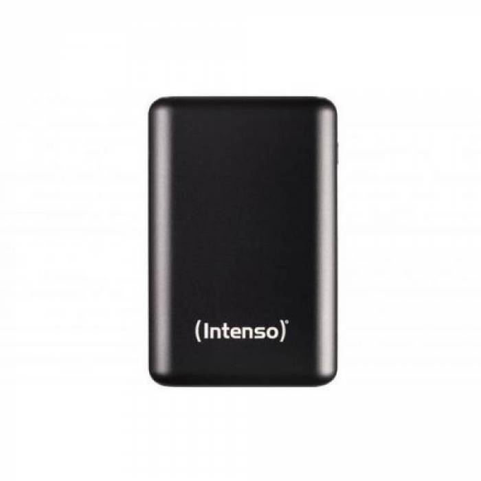 Baterie portabila Intenso A10000, 10000mAh, 1x USB, 1x USB-C, Black
